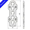 Technical drawing of a product with dimensions shown. Produktbild-Vorschau