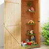 Outsunny Gartenschrank Geräteschuppen mit Fachböden Produktbild-Vorschau 11