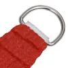 vidaXL Tenda da sole 160 g/m² Rosso 4,5x4,5x4,5 m HDPE Anteprima dell’immagine prodotto 10