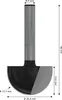 PRO Hohlkehlfräser, R 12,7, Schaft 6 mm Produktbild-Vorschau 15
