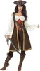 Costume da pirata d'alto mare per donna, con abito, Anteprima dell’immagine prodotto 1