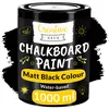 Creative Deco 1 L Krijtbord Verf, 1000ml, Matte Zwarte Productafbeelding-voorbeeld 1