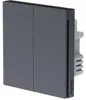 Smart Wall Switch H1 - zwei Wippen mit Neutralleiter (grau) Produktbild-Vorschau 6