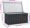 Gartenbox Anthrazit 129x67x65 cm Produktbild-Vorschau 10