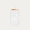 HOMLA BUBBLY Riffelglas mit Strohhalm 0,75 l Produktbild-Vorschau 3