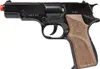 Pistolet policyjny 17 cm czarnobrązowy 8-strzałowy rewolwer Podgląd zdjęcia produktu 6