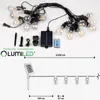 LUMILED Solárne svetelné reťaze do exteriéru 11,5 m, 15x Náhľad obrázku produktu 9