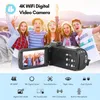 4K-Digitalvideokamera, WLAN-Camcorder, DV-Recorder, 56 MP, Produktbild-Vorschau 3