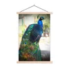 MuchoWow® Textilposter Tiere - Pfau - Federn 40x60 cm mit Produktbild-Vorschau 1