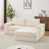 Corduroy-2-in-1-Schlafsofa,mit zwei Kissen, klassischen Produktbild-Vorschau 11