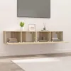 vidaXL TV-Schränke 2 Stk. Sonoma-Eiche 80x30x30 cm Produktbild-Vorschau 3