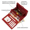 JENNIFER JONES Damen Geldbörse Portemonnaie Rot (1103) Produktbild-Vorschau 6
