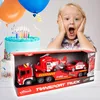 Malplay Feuerwehr Lkw Hubschrauber Auto Spielfahrzeuge 1:16 Produktbild-Vorschau 10
