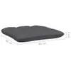 4-tlg. Garten-Lounge-Set mit Kissen Kiefer Massivholz Produktbild-Vorschau 7