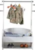 Ginger Home Kinder-Kleiderständer Holz Weiß/Grau – Regal Produktbild-Vorschau 11