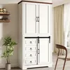 Armoire haute pour cuisine et salon, 180 x 80 cm, avec Voir les images du produit 3