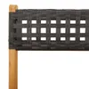 3-tlg. Bistro-Set Schwarz Poly Rattan und Massivholz Produktbild-Vorschau 10