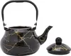 Teekannen 2L Teekessel Tee Kaffeekanne Schwarz Produktbild-Vorschau 1