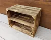 3er Vintage Holzkisten Geflammte mit Regalbrett - 40x30x24 Produktbild-Vorschau 7