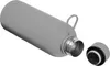 Edelstahl Trinkflasche / gummiert / 750ml / Farbe silber Produktbild-Vorschau 1