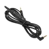 A black headphone cable with a microphone and volume control is coiled on a white background. Náhled obrázku produktu