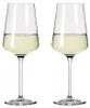 Coffret de verres à vin blanc lumineux JULIE #1 de NADINE Voir les images du produit 8