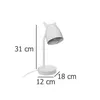Atmosphera Tischleuchte - mit Ohren - weis - 18 x 31cm - Produktbild-Vorschau 5