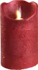 Lumineo LED Flackerkerze Indoor weihnachtsrot 7,5x 12,5 cm Produktbild-Vorschau 5