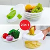 Kvota Salatrotierer, Gemüseschneider/Schleuder – Set 2 in 1 Produktbild-Vorschau 2