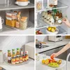 Kühlschrank Drehteller Organizer, Küchen Organizer Drehbar, Produktbild-Vorschau 6