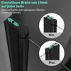 Falttür Duschkabine 90x90x185cm Eckeinstieg Duschabtrennung Produktbild-Vorschau 9