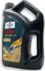 A black plastic bottle of engine oil with product labeling. Produktbild-Vorschau