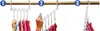 A demonstration of how to use a space-saving hanger organizer for clothes. Podgląd zdjęcia produktu