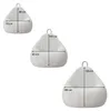 Pouf poire déhoussable velours côtelé BANANAIR 105x85 cm Voir les images du produit 3