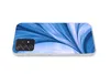 A clear product shot of a phone case with an abstract blue design, placed on a white background. Produktbild-Vorschau