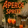 Aperol Spritz LED Leuchtreklame / Wandleuchte Orange Produktbild-Vorschau 2