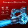 Akku-Laubbläser akku-gebläse Elektrischer Laubbläser mit Produktbild-Vorschau 7
