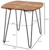 Esszimmertisch 80x80x76 cm Sheesham Massivholz, Esstisch Produktbild-Vorschau 4