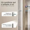 K-Möbel Vitrine suspendue en verre en chêne Sonoma Voir les images du produit 5