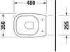 Duravit Stand-Tiefspül-WC D-Code Abgang waagerecht Produktbild-Vorschau 4