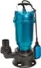 A submersible pump with a float switch and power cord.