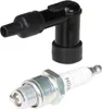Zündkerze NGK B9HS + Zündkerzenstecker LB05F 90° entstört Produktbild-Vorschau 1