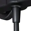 A close-up view of the connection point between a black shower fixture and a black pipe. Produktbild-Vorschau
