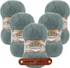 5 x ALIZE Angora Gold 164 Azure mit Label Produktbild-Vorschau 1