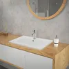 LuxeBath Waschbecken Aufsatzwaschbecken Eckig, 61x46,5x17,5 Produktbild-Vorschau 5