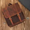 Herren-Reiserucksack groß vintage braun Paolo Peruzzi Produktbild-Vorschau 4