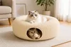 Katzen Tunnel Bett Katzenhöhle Kuschelbett Katzenhaus Höhle Produktbild-Vorschau 6