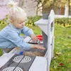 Roba 456061GAZU Sandkasten mit Matschküche + Plane grau – Produktbild-Vorschau 3