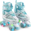 Apollo Super Quad X Pro Rollschuhe - White/Mint - S - 31-34 Produktbild-Vorschau 1