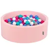 KiddyMoon 90x30cm/200 míčků ∅ 7cm Kulatý Suchý Bazén s Náhled obrázku produktu 1